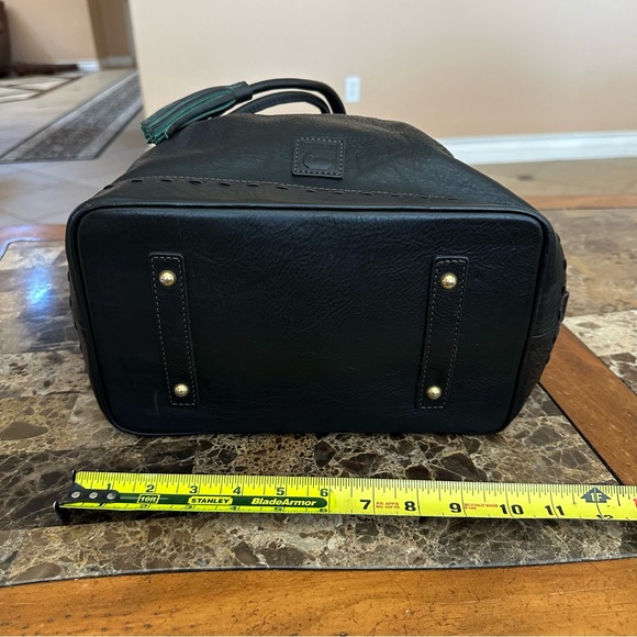 Authentic Dooney & Bourke Leather Drawstring Bag - Picture 5 of 15